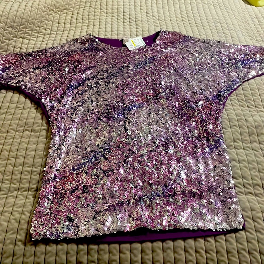 Sequined Romeo and Juliet Couture Top